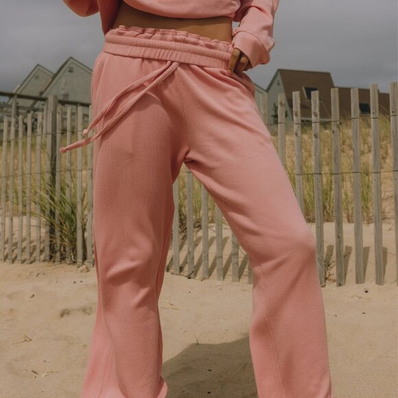 Daily Drills Thermal Resort Pants NWT Dusty Rose M/L - Picture 4 of 7